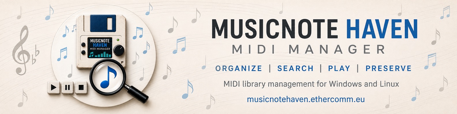 MusicNote Haven MIDI Manager